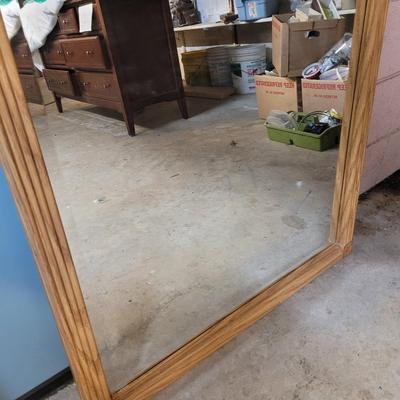 Pair of Large Square Mirrors (WS-CE)
