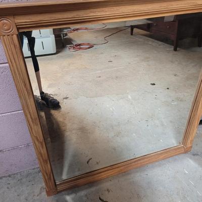 Pair of Large Square Mirrors (WS-CE)