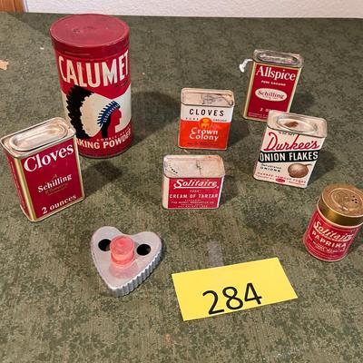 Vintage Spice Tins