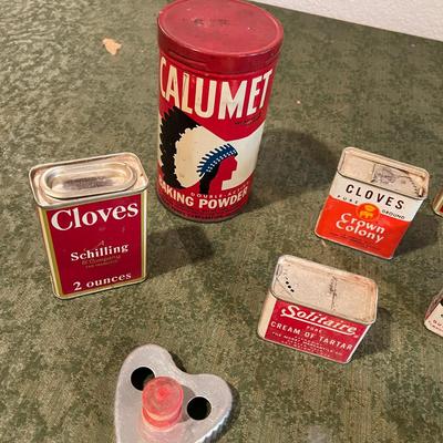 Vintage Spice Tins