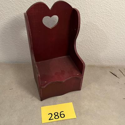 Home made wall shelf/ Doll Chair