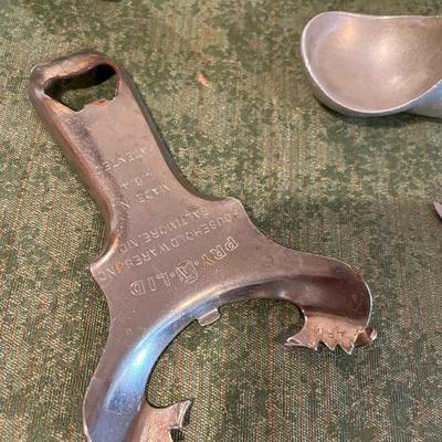 Vintage kitchen utensils.