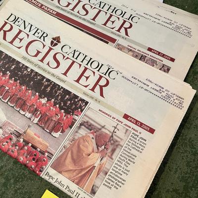 Vintage Catholic paper