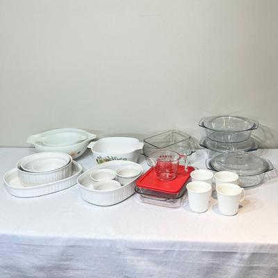 PYREX / Corning ~ Lot Of Twenty Three (23) ~ Assorted Dinnerware