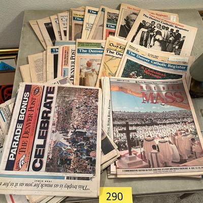 Vintage news papers