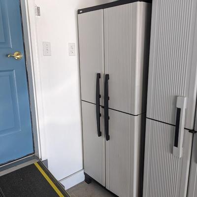 2nd Plastic Storage Cabinet. Exc Condition