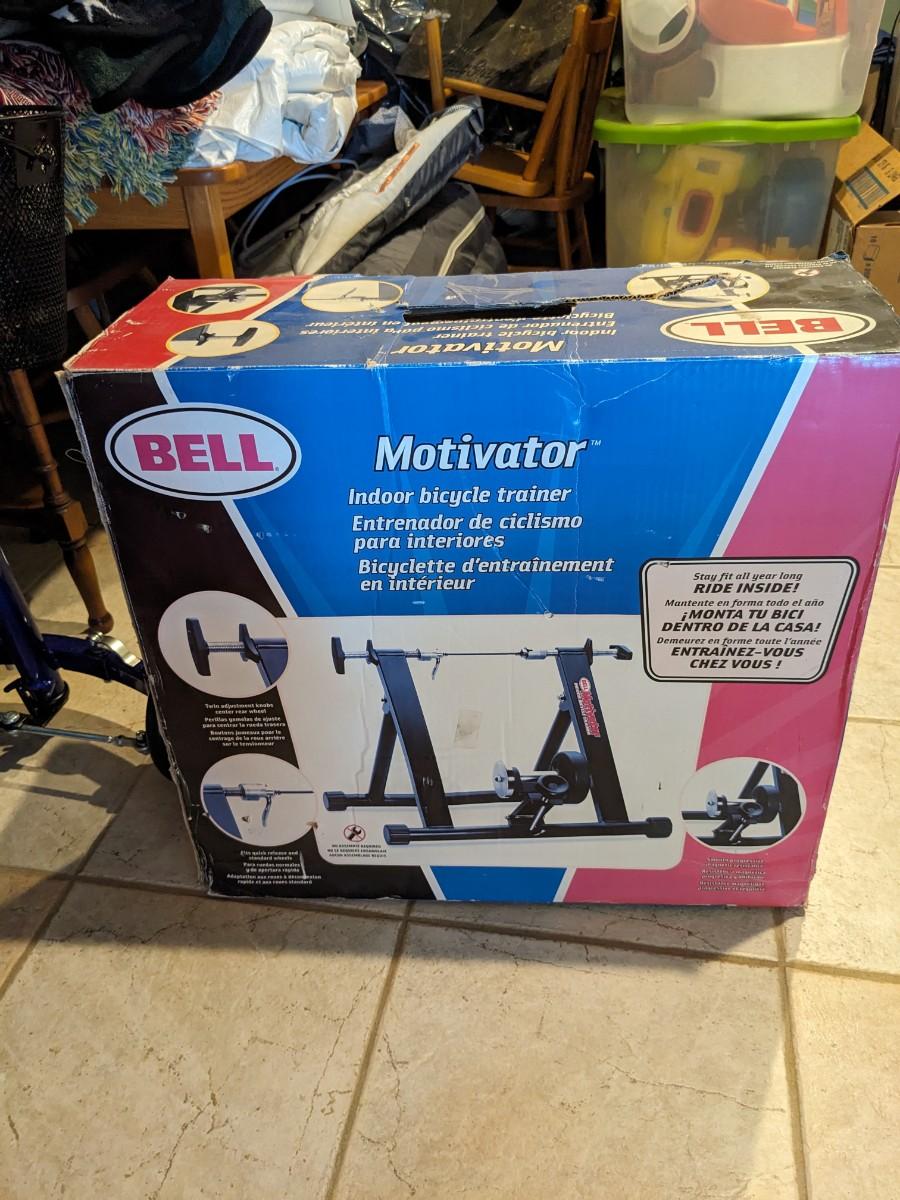 bell motivator 2.0 magnetic resistance bicycle trainer