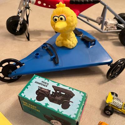 Assortment of toy cars