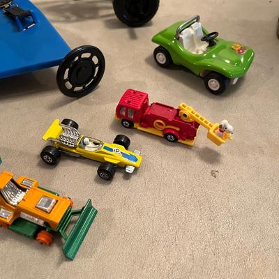 Assortment of toy cars