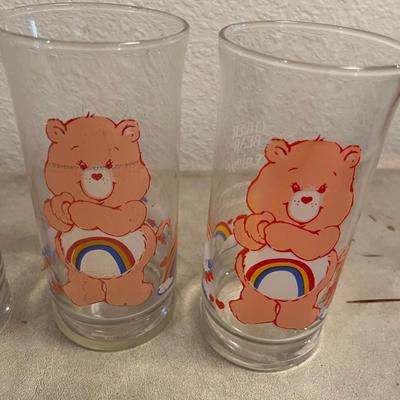 Pizza Hut Rainbow Care Bear Tumblers