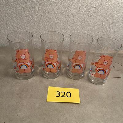 Pizza Hut Rainbow Care Bear Tumblers