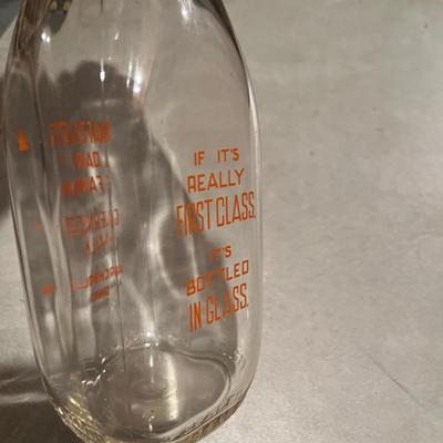 Vintage Water Bottle & Milk Bottle