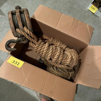 Antique Block & Tackle
