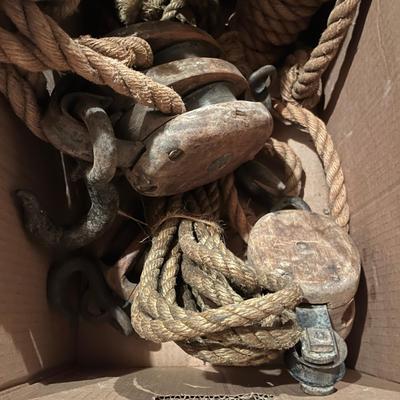 Antique Block & Tackle