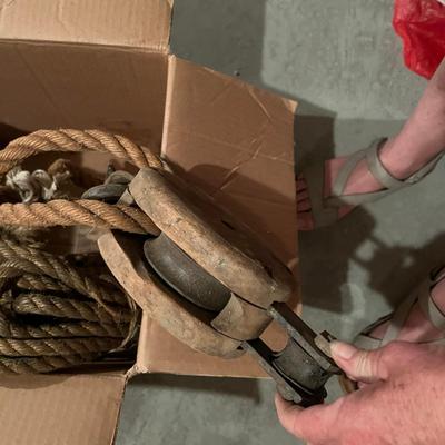 Antique Block & Tackle
