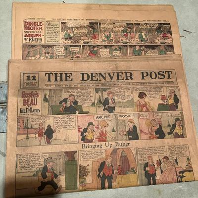 Lot of vintage news papers
