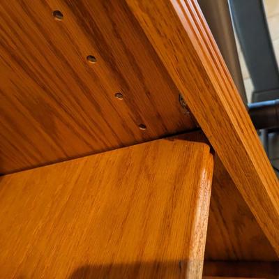 Solid Oak Bookcase