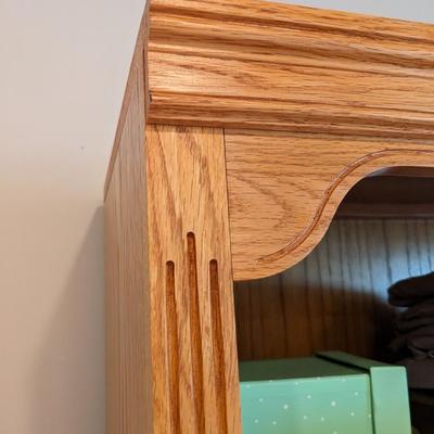 Solid Oak Bookcase
