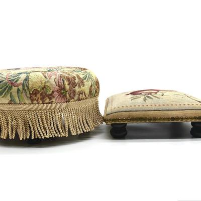 Vintage Foot Stool Pair