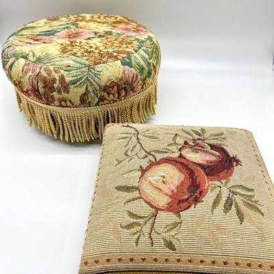 Vintage Foot Stool Pair