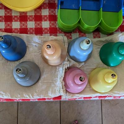 7 Vintage Knickerbocker Bells, No. Hollywood, Calif