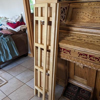 4 Tier Beechwood Folding Shelf