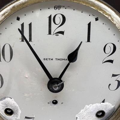 SETH THOMAS Tambour Mantle Clock Circa 1917 *Read Details