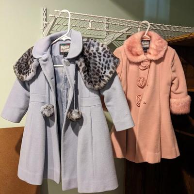 2 Adorable Rothschild's Vintage Children's Coats