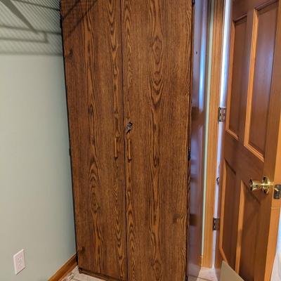 Handy Storage Cabinet with Keys!