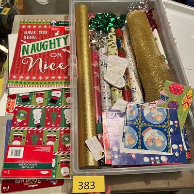 Gift wrap supplies