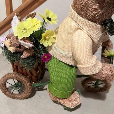 Easter Bunny on Tricycle