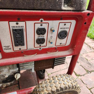 Coleman Powermate Portable Generator 5000 Watts Subaru Engine with Power Cords