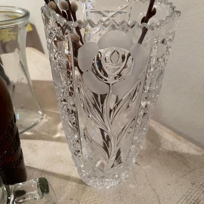 Lot of vases & bottles