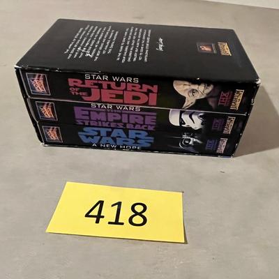Star Wars Trilogy VHS Tapes
