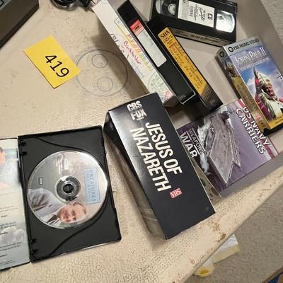 VHS rewinder & other VHS tapes