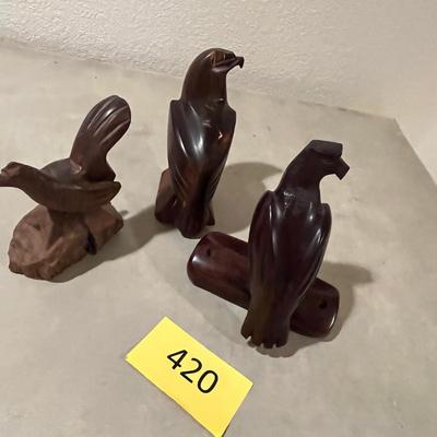 Ironwood Bird Figures