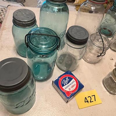 Lot of Fruit jars