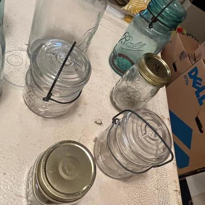 Lot of Fruit jars