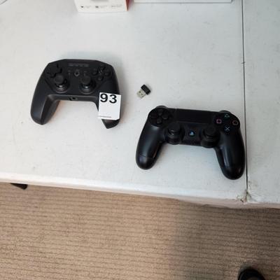 2 Sony PlayStation Controllers  CUH-ZCT1U Steelseries