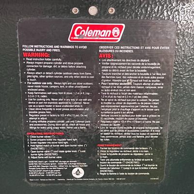 COLEMAN 2 BURNER CAMP STOVE
