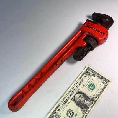 14â€ HEAVY DUTY CRAFTSMAN ADJUSTABLE PIPE WRENCH