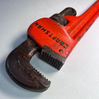 14â€ HEAVY DUTY CRAFTSMAN ADJUSTABLE PIPE WRENCH