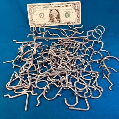 92 CT. PEG BOARD HOOKS VARIOUS SHAPES, SIZES