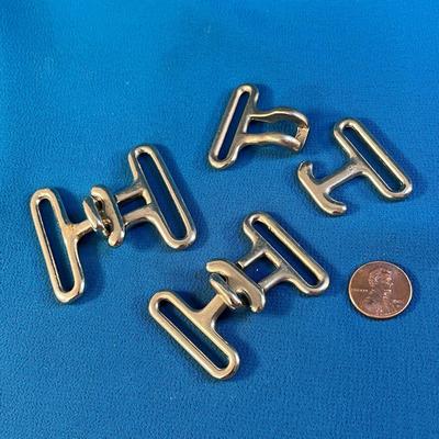 SET OF 4 VINTAGE METAL BELT/STRAP BUCKLES