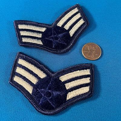 U.S. AIR FORCE INSIGNIA PATCHES X 2 SENIOR AIRMAN