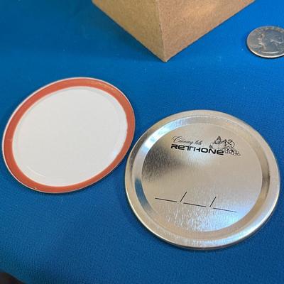 REGULAR MOUTH CANNING JAR LIDS 72 COUNT NEW IN BOX