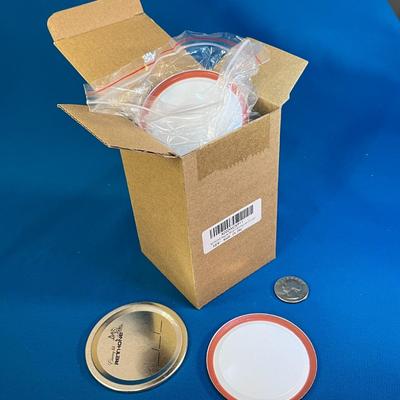 REGULAR MOUTH CANNING JAR LIDS 72 COUNT NEW IN BOX