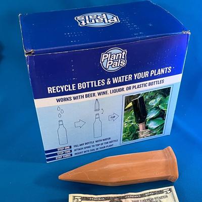 SET OF 5 TERRA COTTA WATERING SPIKES INGENIOUS!