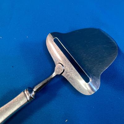 OLD-TIME STERLING SILVER CHEESE SLICER MONOGRAMMED â€œCâ€ MADE IN GERMANY