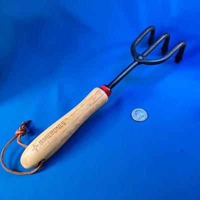 â€œBAREBONESâ€ HAND HELD GARDEN RAKE STURDY